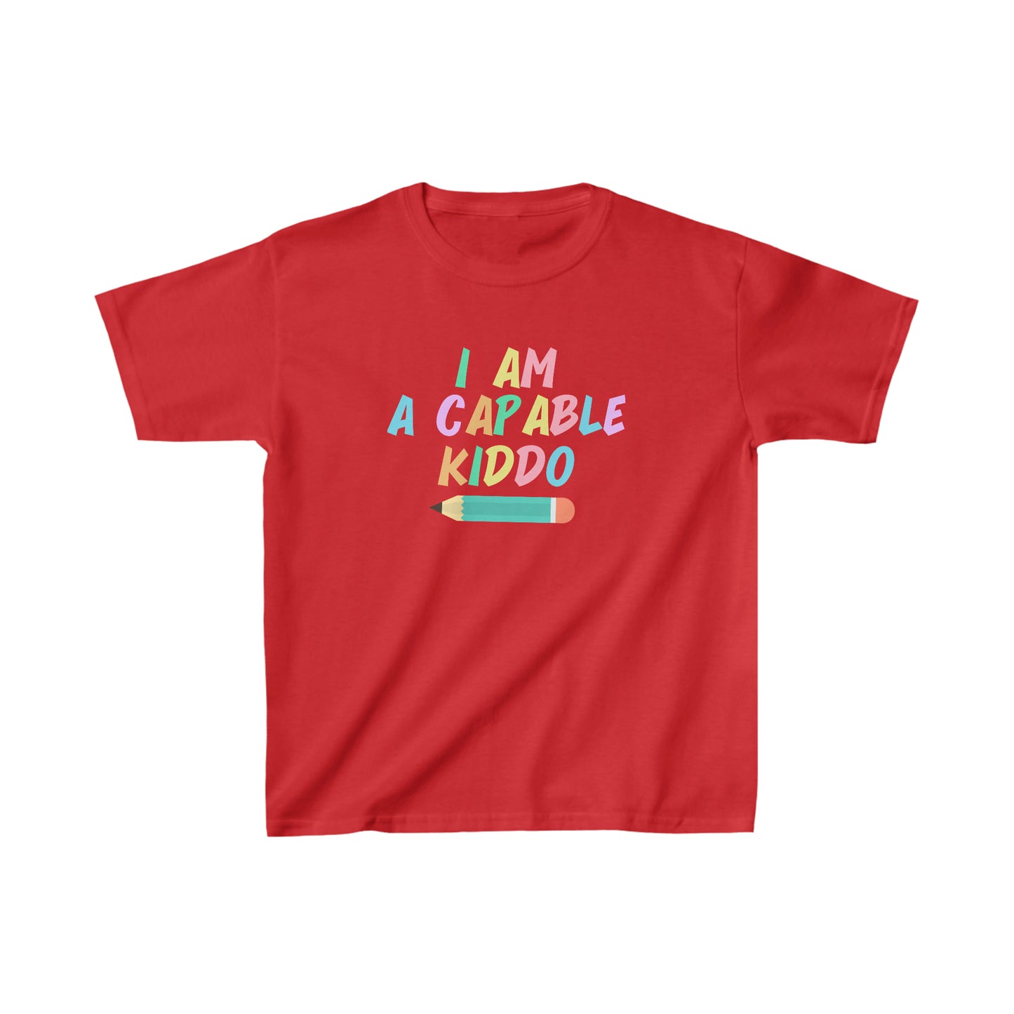 Klever Kiddoz "I Am a Capable Kiddo" Kids Cotton T-Shirt