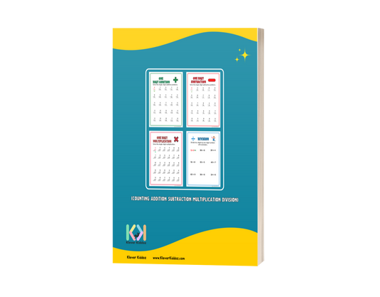 Back cover mockup of the Amaze-Math Workbook
