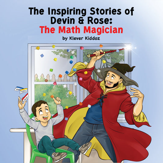 The Math Magician by Devin and Rose, children's book cover