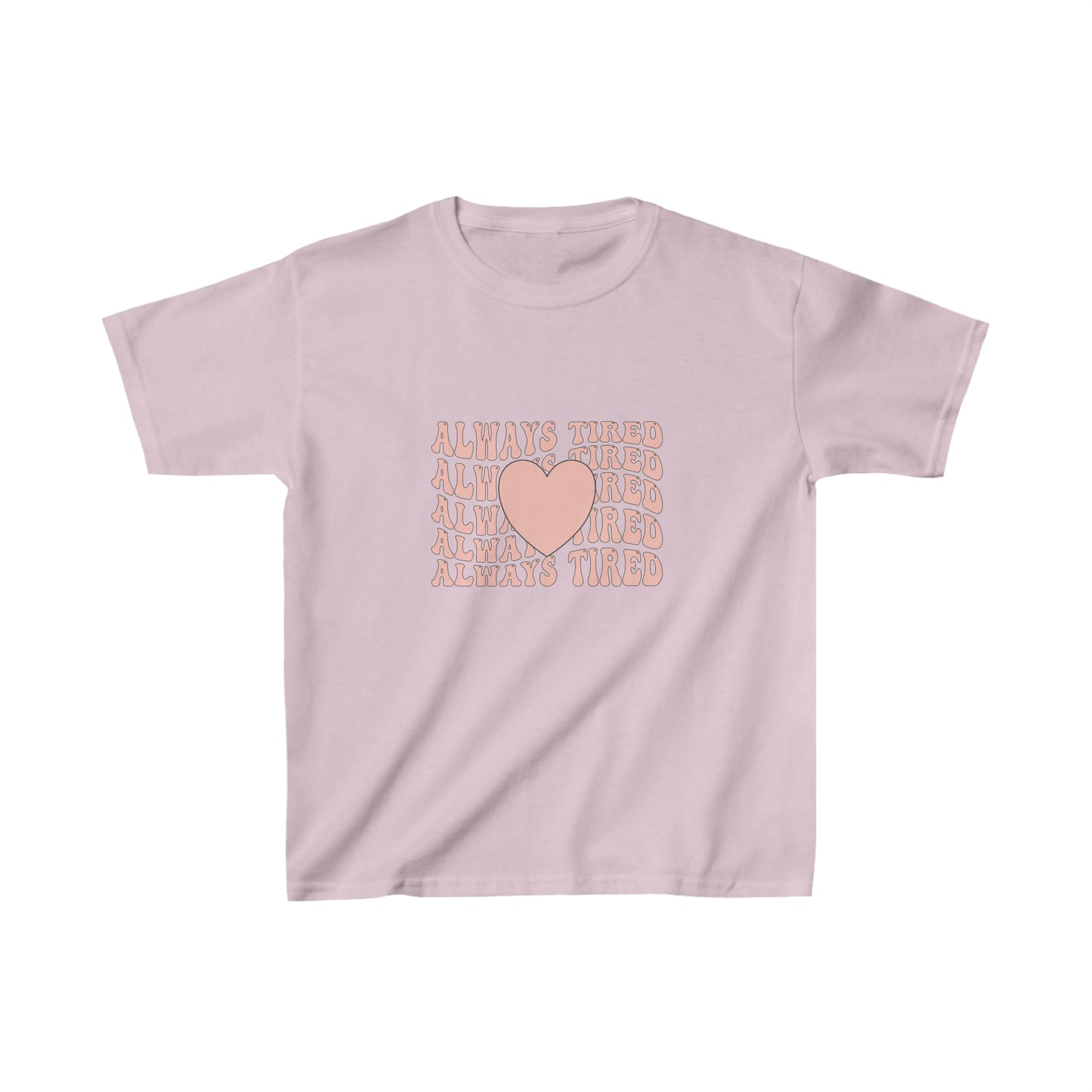 Klever Kiddoz "Always Tired" Kids Cotton T-Shirt