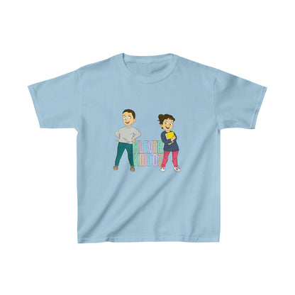 Devin and Rose Klever Kiddoz Color Font Kids Cotton T-Shirt