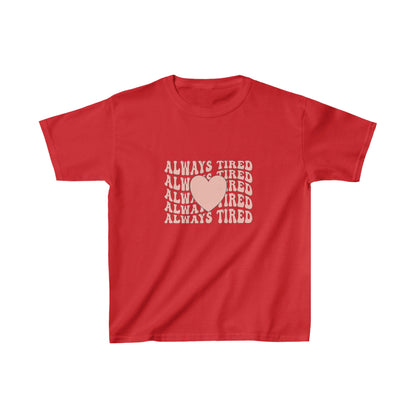 Klever Kiddoz "Always Tired" Kids Cotton T-Shirt