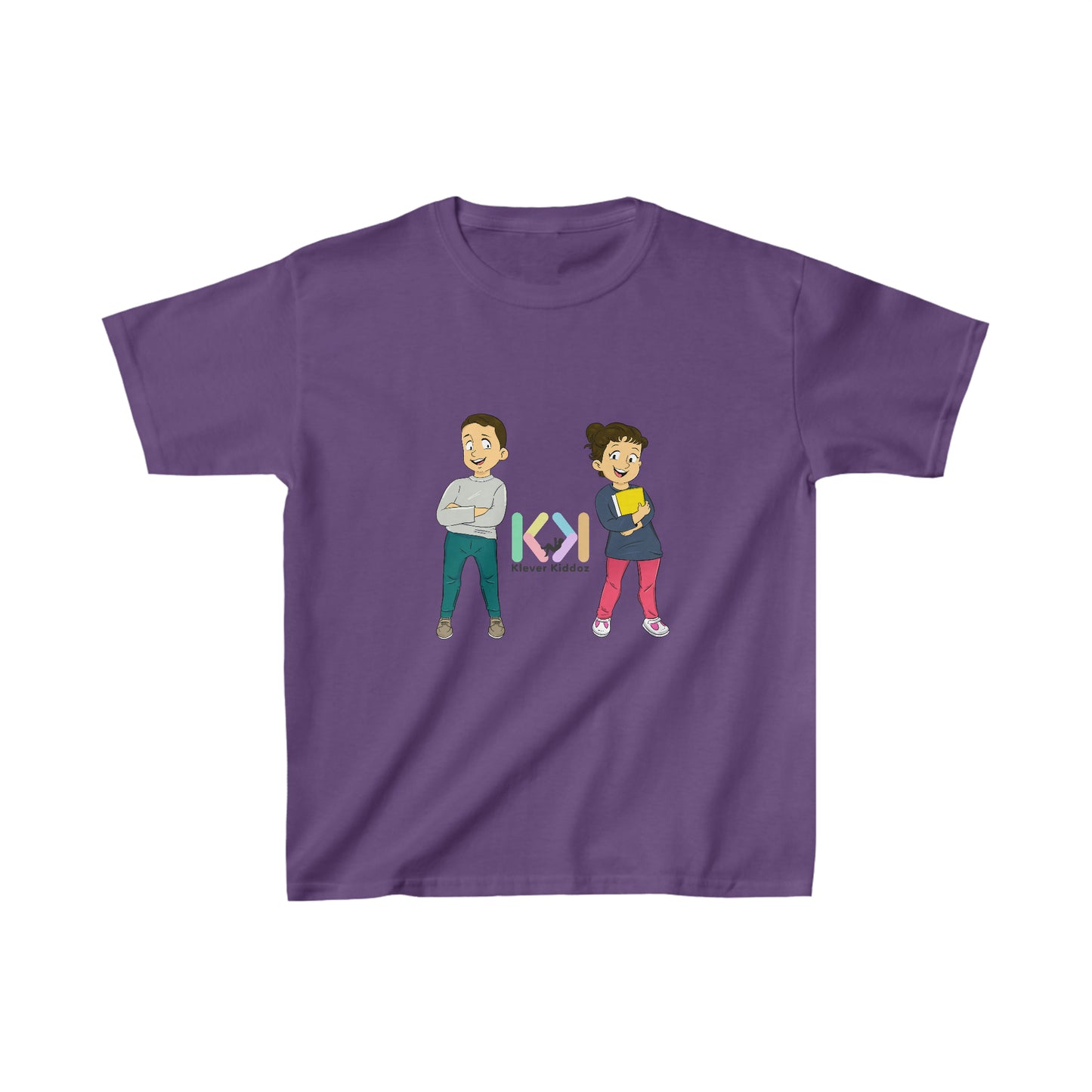 Devin and Rose Klever Kiddoz Logo Kids Cotton T-Shirt