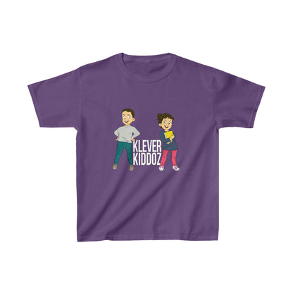 Devin and Rose Klever Kiddoz White Font Kids Cotton T-Shirt