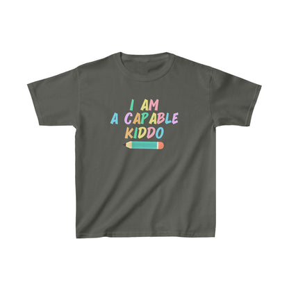 Klever Kiddoz "I Am a Capable Kiddo" Kids Cotton T-Shirt