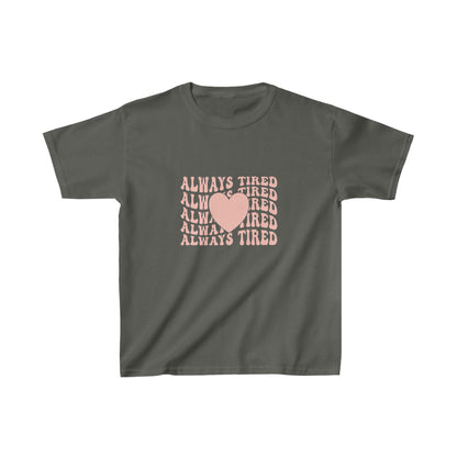 Klever Kiddoz "Always Tired" Kids Cotton T-Shirt