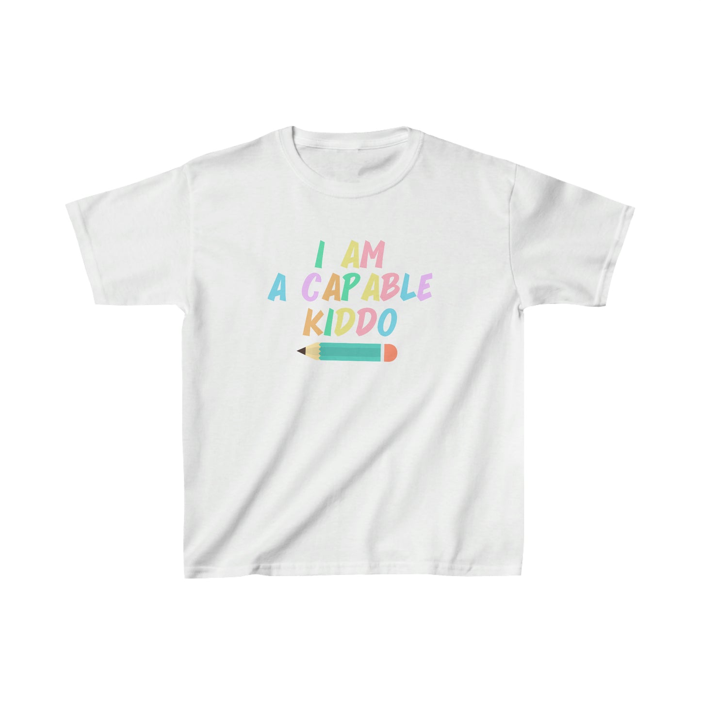 Klever Kiddoz "I Am a Capable Kiddo" Kids Cotton T-Shirt
