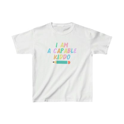 Klever Kiddoz "I Am a Capable Kiddo" Kids Cotton T-Shirt