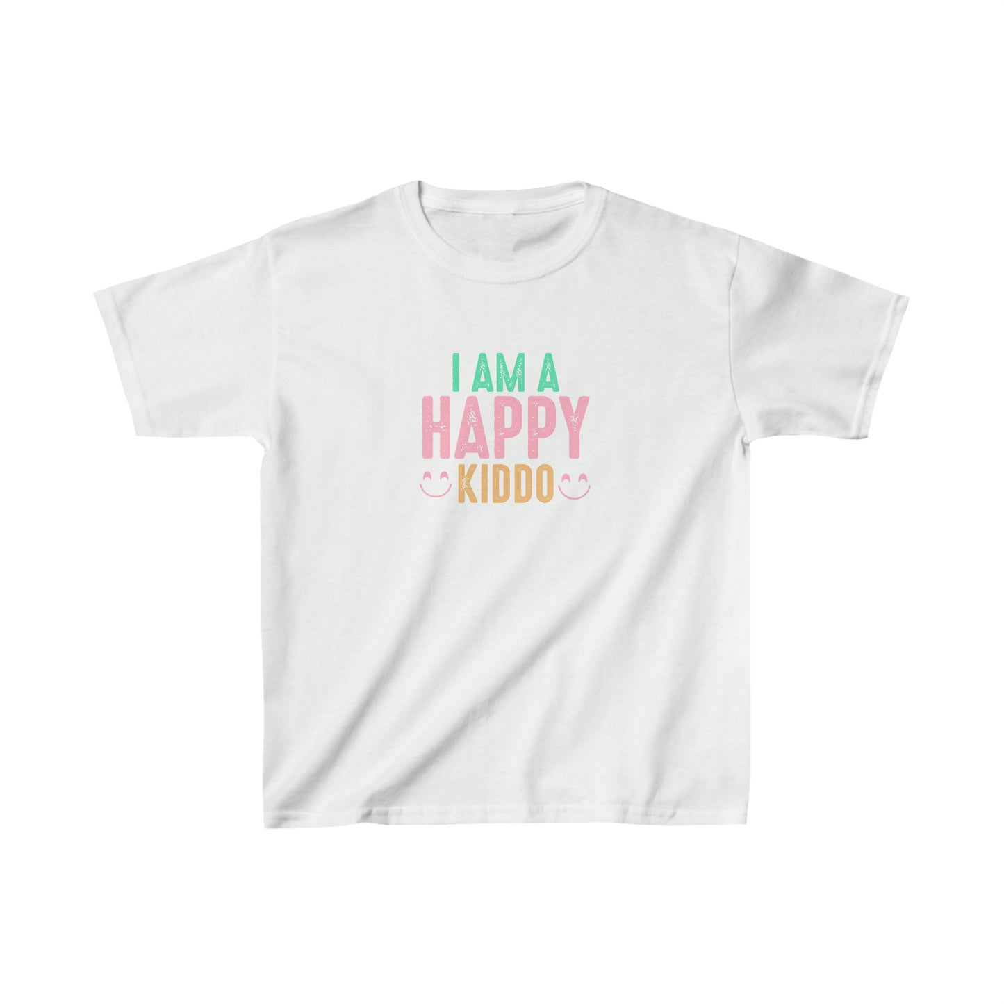 Klever Kiddoz "I Am a Happy Kiddo" Kids Cotton T-Shirt