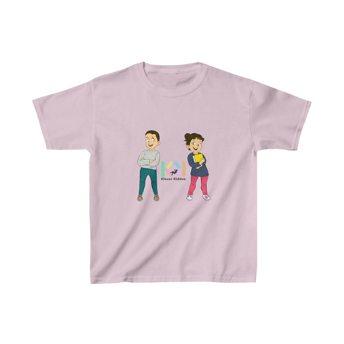 Devin and Rose Klever Kiddoz Logo Kids Cotton T-Shirt
