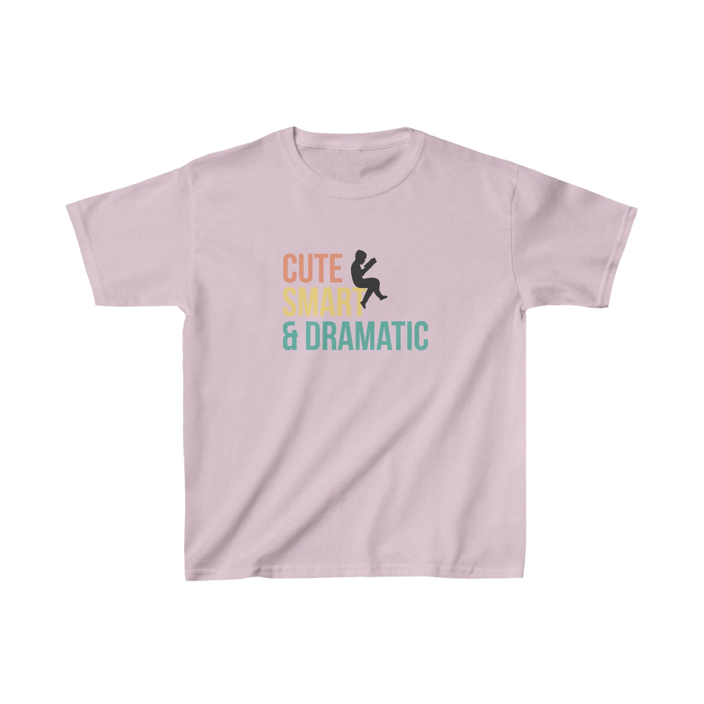 Klever Kiddoz "Cute, Smart, & Dramatic" Kids Cotton T-Shirt