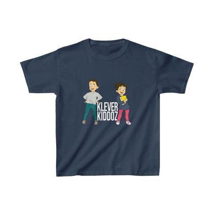 Devin and Rose Klever Kiddoz White Font Kids Cotton T-Shirt