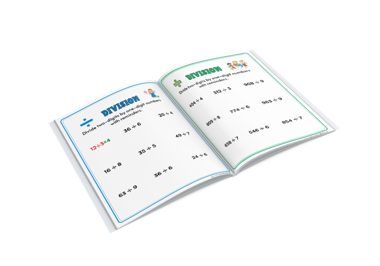 The Inspiring Stories of Devin & Rose: Amaze-Math Workbook