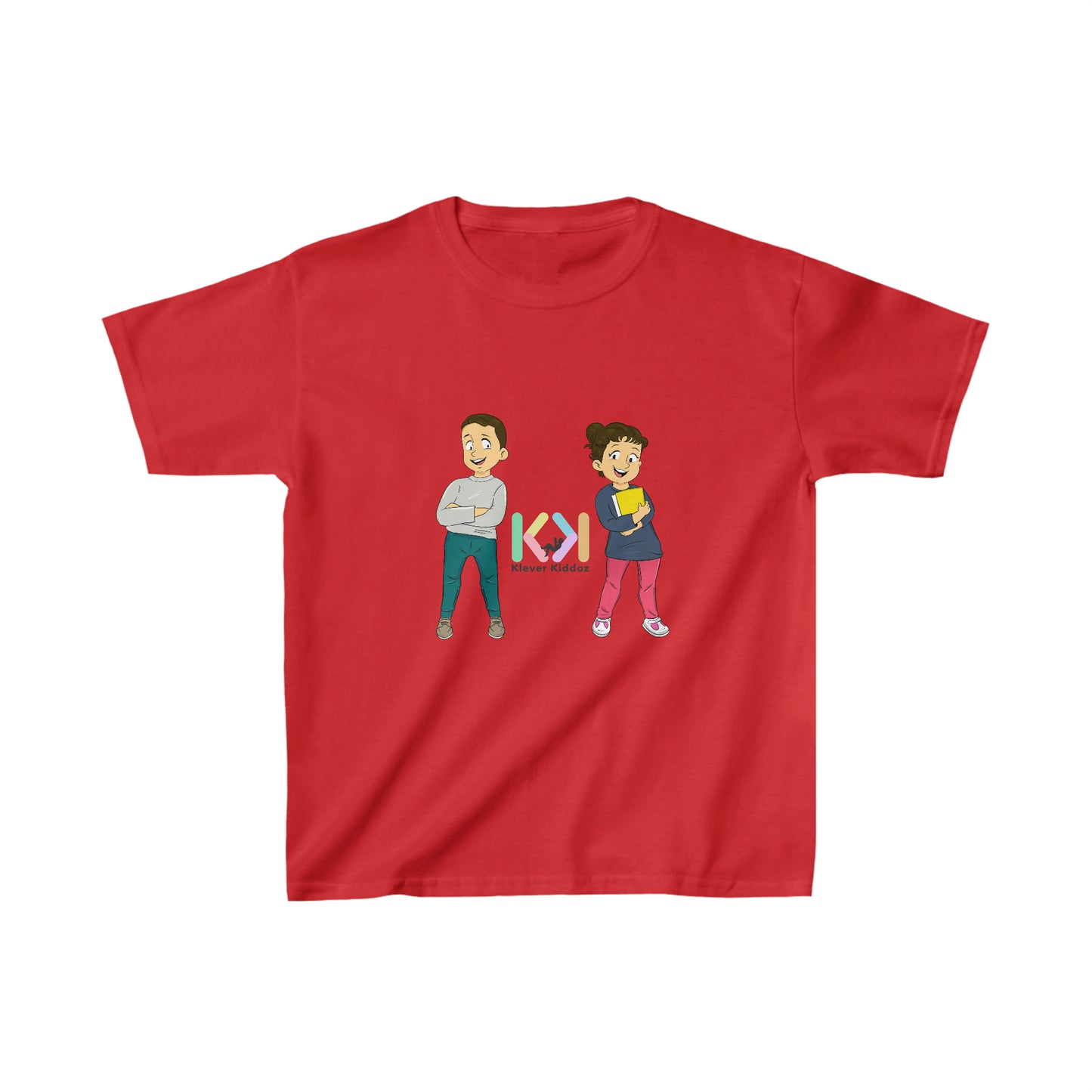Devin and Rose Klever Kiddoz Logo Kids Cotton T-Shirt