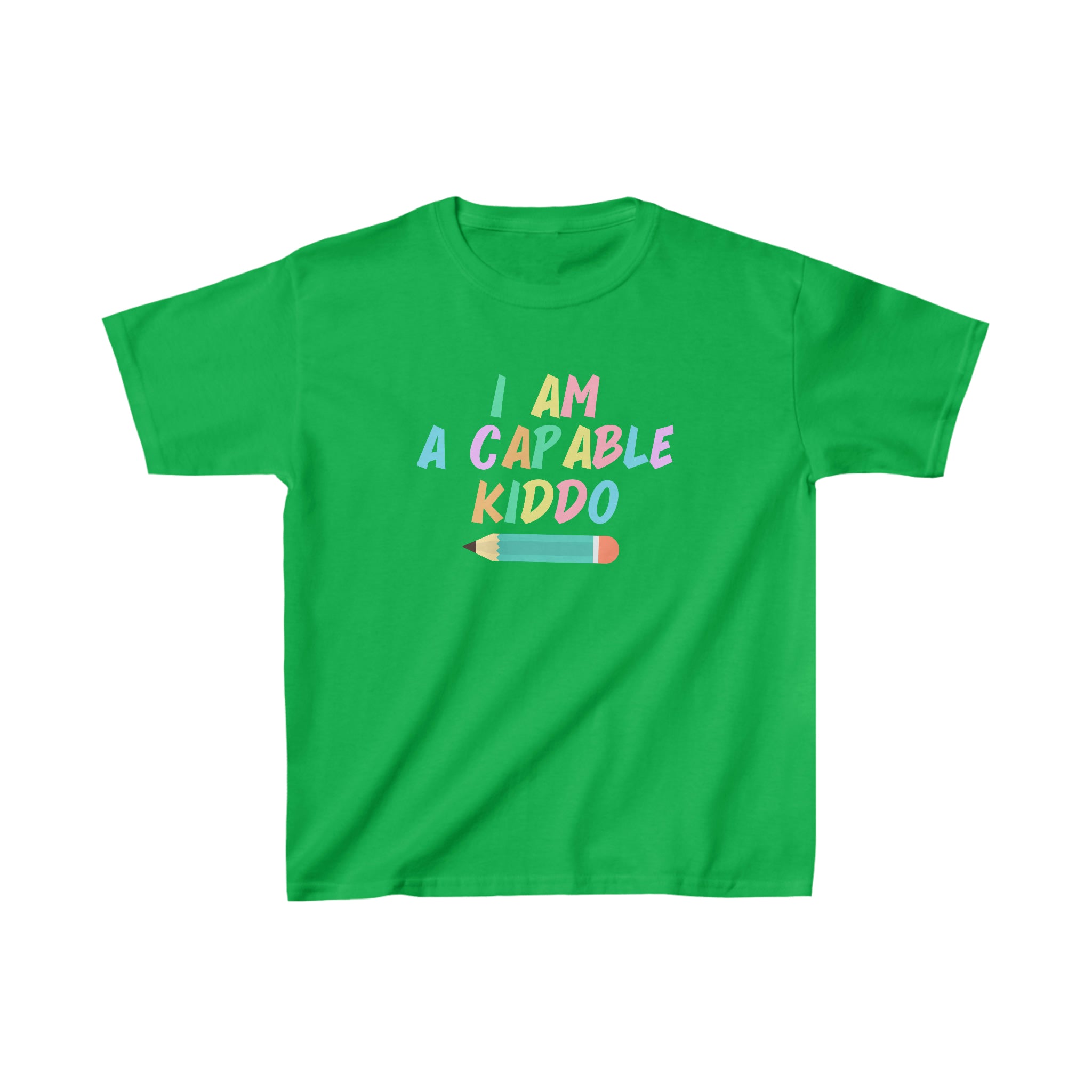 Klever Kiddoz "I Am a Capable Kiddo" Kids Cotton T-Shirt