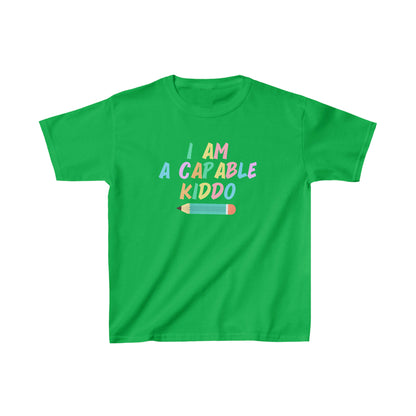 Klever Kiddoz "I Am a Capable Kiddo" Kids Cotton T-Shirt