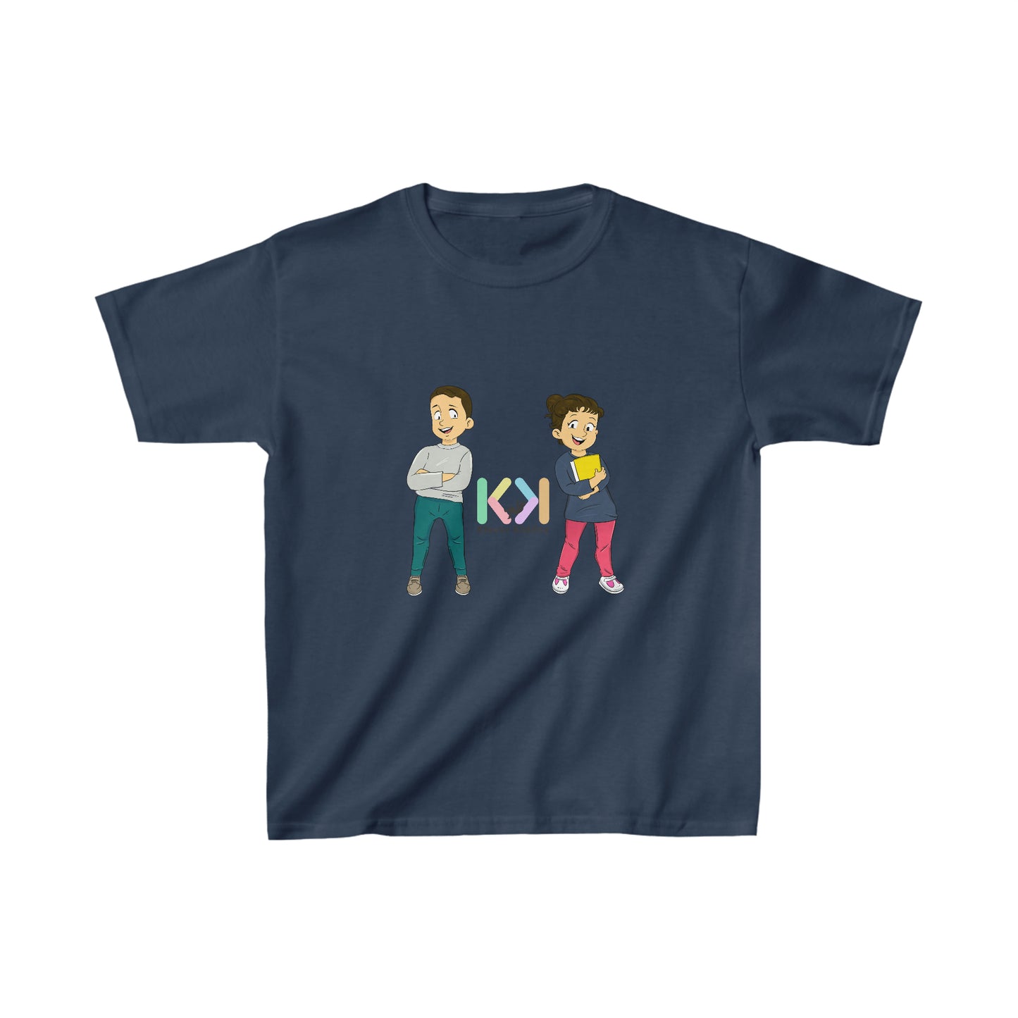 Devin and Rose Klever Kiddoz Logo Kids Cotton T-Shirt