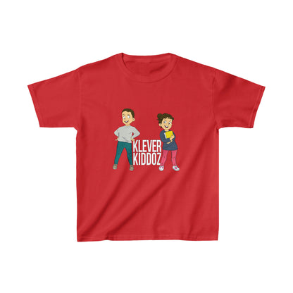 Devin and Rose Klever Kiddoz White Font Kids Cotton T-Shirt