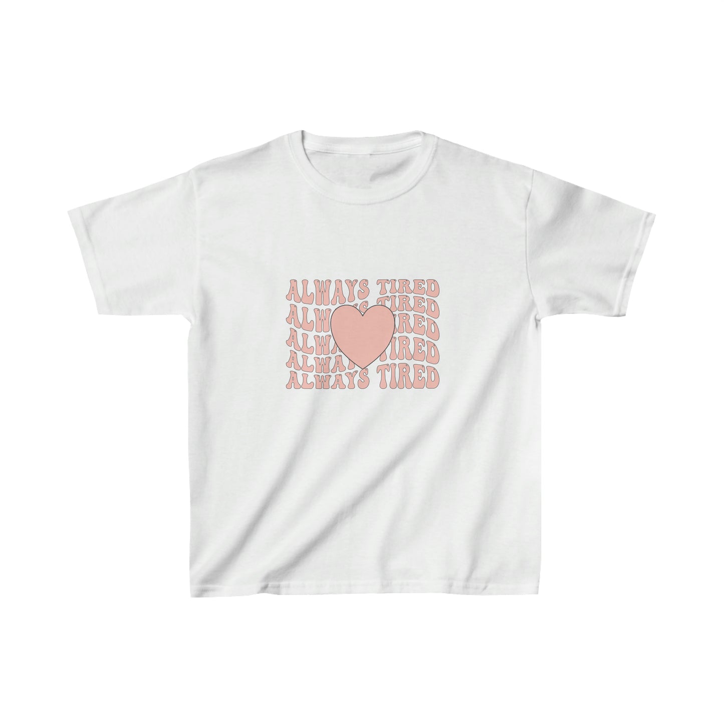 Klever Kiddoz "Always Tired" Kids Cotton T-Shirt
