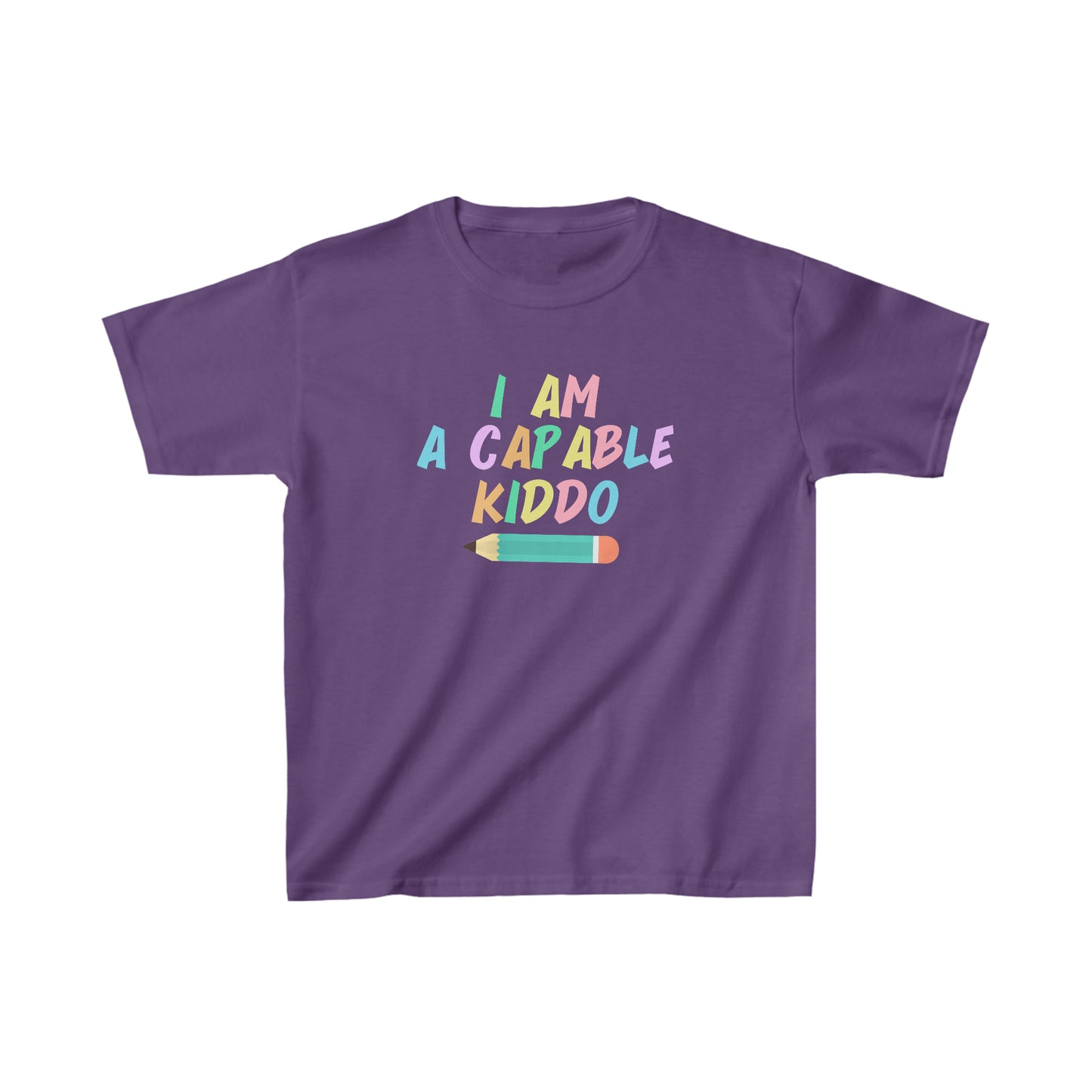 Klever Kiddoz "I Am a Capable Kiddo" Kids Cotton T-Shirt