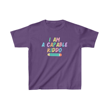 Klever Kiddoz "I Am a Capable Kiddo" Kids Cotton T-Shirt