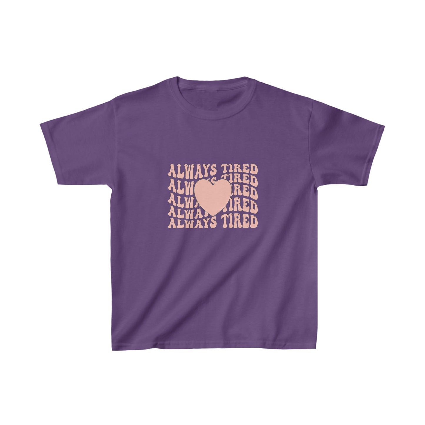 Klever Kiddoz "Always Tired" Kids Cotton T-Shirt