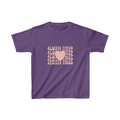 Klever Kiddoz "Always Tired" Kids Cotton T-Shirt